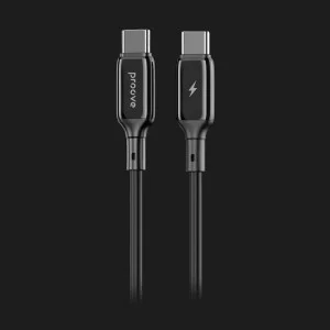 Кабель Proove Flex Metal Type-C to Type-C 60w (1m) (Black) в Полтаві