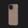 Чехол Elements Njord Fabric MagSafe Case для iPhone 15 (Pink Sand)
