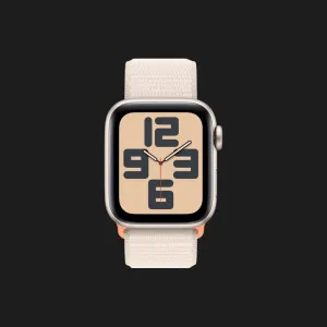 б/у Apple Watch SE 2 44mm Starlight Aluminum Case with Starlight Sport Loop (MRE63) 2023 (Как Новый)