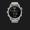 Garmin Descent Mk3 43mm Stainless Steel with Fog Gray Silicone Band