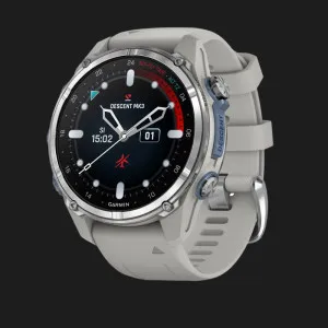 Garmin Descent Mk3 43mm Stainless Steel with Fog Gray Silicone Band в Бердичеві