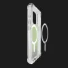 Чохол iTSkins HYBRID R Iridescent with MagSafe для iPhone 15 Pro (Green)