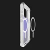 Чохол iTSkins HYBRID R Iridescent with MagSafe для iPhone 15 Pro (Violet)