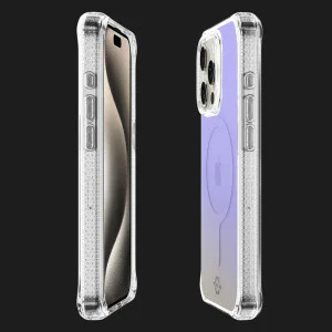 Чехол iTSkins HYBRID R Iridescent with MagSafe для iPhone 15 Pro (Violet) в Хмельницком