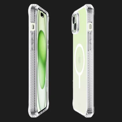 Чохол iTSkins HYBRID R Iridescent with MagSafe для iPhone 15 (Green) в Ковелі