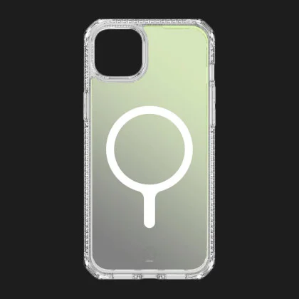 Чохол iTSkins HYBRID R Iridescent with MagSafe для iPhone 15 (Green)