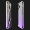 Чехол iTSkins HYBRID R Ombre with MagSafe для iPhone 15 (Light Purple)