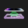 Чохол iTSkins HYBRID R Spark with MagSafe для iPhone 15 Pro Max (Light Purple)