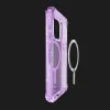 Чохол iTSkins HYBRID R Spark with MagSafe для iPhone 15 Pro Max (Light Purple)