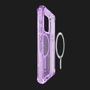 Чехол iTSkins HYBRID R Spark with MagSafe для iPhone 15 Pro (Light Purple) в Хмельницком