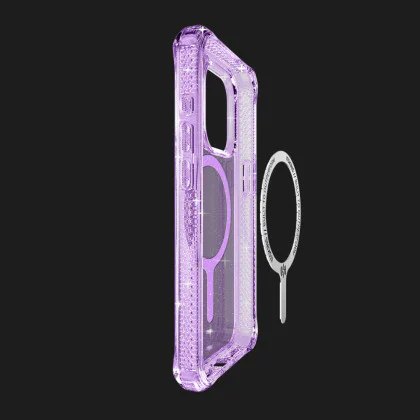 Чохол iTSkins HYBRID R Spark with MagSafe для iPhone 15 Pro (Light Purple) в Ковелі