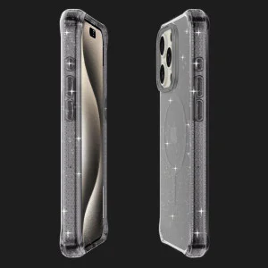 Чехол iTSkins HYBRID R Spark with MagSafe для iPhone 15 Pro (Smoke) в Хмельницком