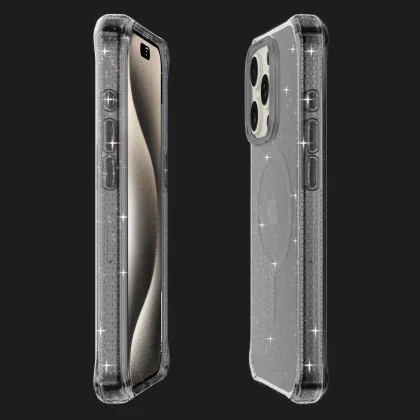 Чохол iTSkins HYBRID R Spark with MagSafe для iPhone 15 Pro (Smoke) в Ковелі