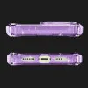 Чохол iTSkins HYBRID R Spark with MagSafe для iPhone 15 (Light Purple)