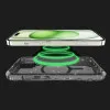 Чохол iTSkins HYBRID R Spark with MagSafe для iPhone 15 (Smoke)