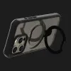 Чохол iTSkins HYBRID R Stand with MagSafe для iPhone 15 Pro Max (Black)