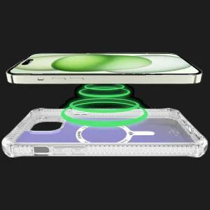 Чехол iTSkins HYBRID R Iridescent with MagSafe для iPhone 15 (Violet) в Хмельницком