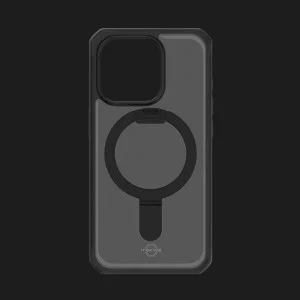 Чехол iTSkins HYBRID R Stand with MagSafe для iPhone 15 Pro (Black) в Хмельницком