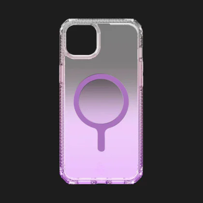 Чохол iTSkins HYBRID R Ombre with MagSafe для iPhone 15 (Light Purple)