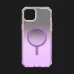 Чехол iTSkins HYBRID R Ombre with MagSafe для iPhone 15 (Light Purple)