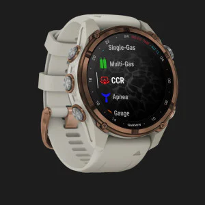 Garmin Descent Mk3i 43mm Bronze PVD Titanium with French Gray Silicone Band в Бердичеві