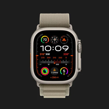 Ремешок Apple Alpine Loop для Apple Watch 49/46/45/44 mm Size M (Olive) в Чернигове