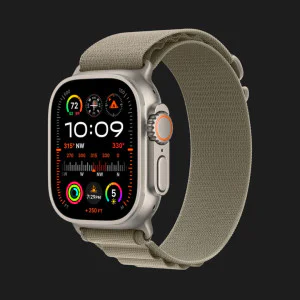 Ремінець Apple Alpine Loop для Apple Watch 49/46/45/44 mm Size M (Olive)