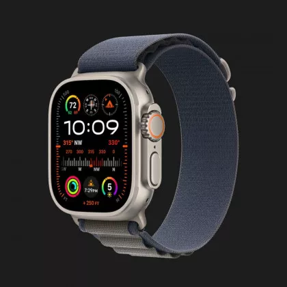 Ремінець Apple Alpine Loop для Apple Watch 49/46/45/44 mm Size S (Blue) в Дніпрі