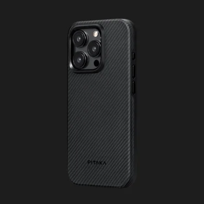 Чохол Pitaka MagEZ Case Pro 4 для iPhone 15 Pro (Black/Grey Twill) в Бродах