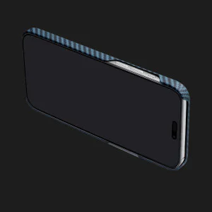 Чехол Pitaka MagEZ Case 4 для iPhone 15 (Black/Blue Twill) в Хмельницком