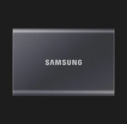 Зовнішній SSD-накопичувач Samsung T7 2TB (Titan Gray)