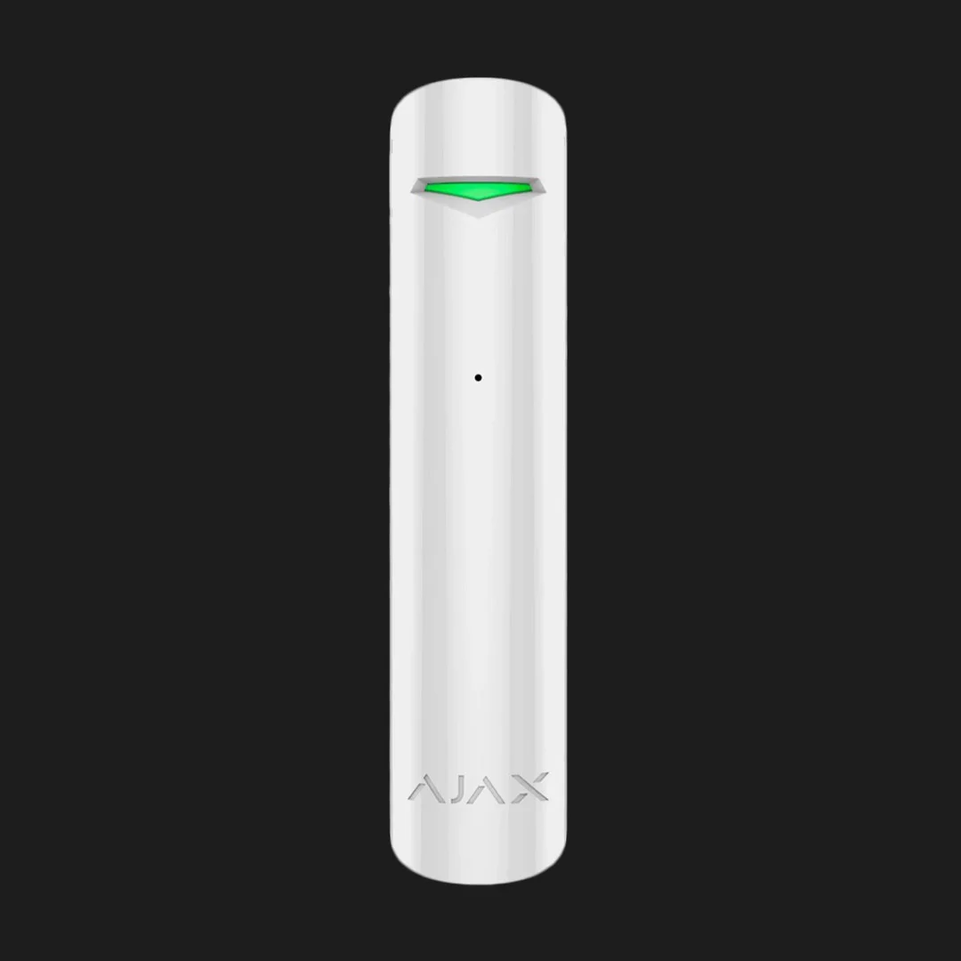 Датчик розбиття скла Ajax GlassProtect бездротовий, Jeweller (White)