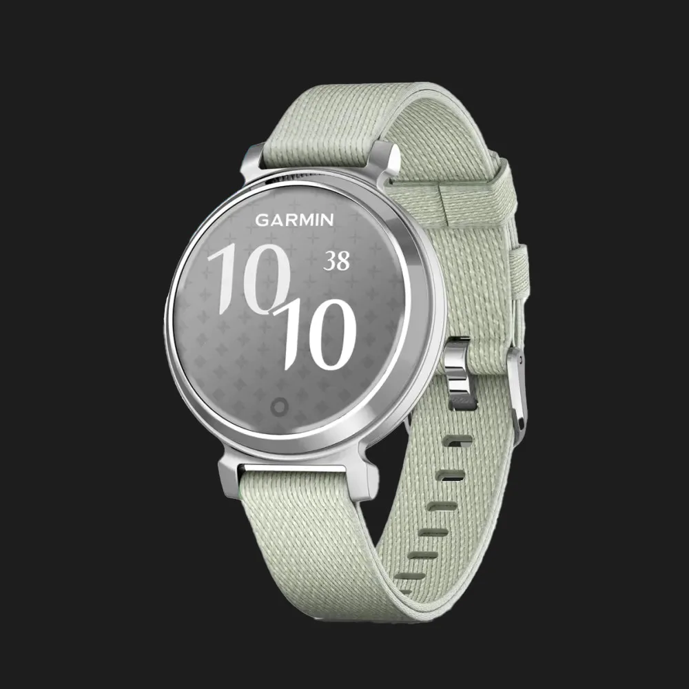 Garmin Lily 2 Classic Silver with Sage Gray Nylon Band