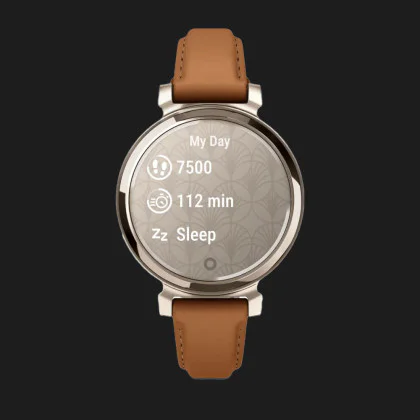 Garmin Lily 2 Classic Cream Gold with Tan Leather Band в Сваляве