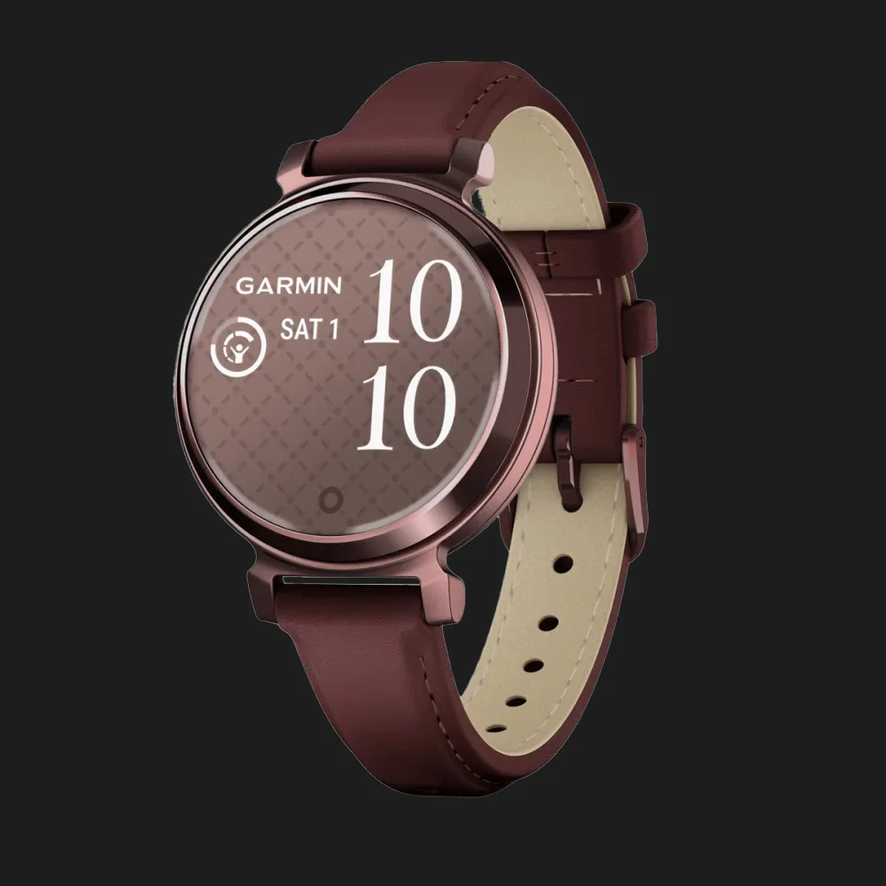 Garmin Lily 2 Classic Dark Bronze with Mulberry Leather Band