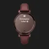 Garmin Lily 2 Classic Dark Bronze with Mulberry Leather Band