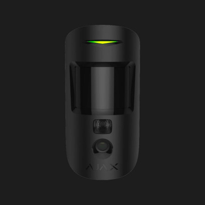 Датчик движения с камерой Ajax MotionCam, PhOD, беспроводной, Jeweller, (Black) в Луцке