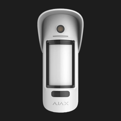 Бездротовий датчик руху з камерою та фото по запиту Ajax MotionCam Outdoor PhOD, Jeweller, (White) в Кривому Розі