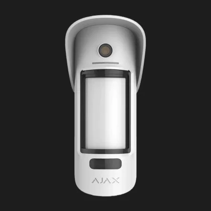 Бездротовий датчик руху з камерою та фото по запиту Ajax MotionCam Outdoor PhOD, Jeweller, (White) в Новому Роздолі