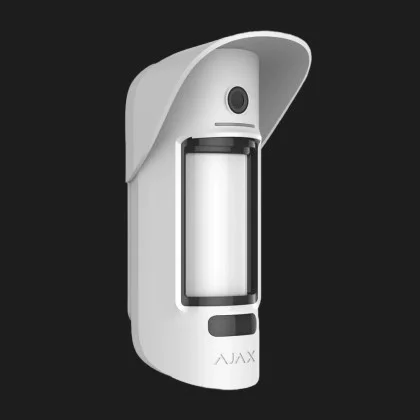 Беспроводной датчик движения с камерой и фото по запросу Ajax MotionCam Outdoor PhOD, Jeweller, (White) в Сумах