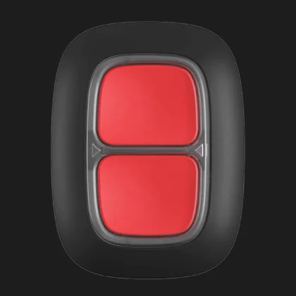 Бездротова тривожна кнопка Ajax DoubleButton (Black) в Самборі