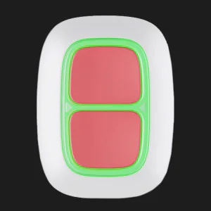 Беспроводная тревожная кнопка Ajax DoubleButton (White) в Дрогобыче
