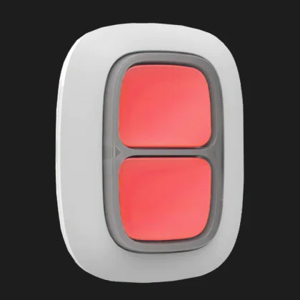 Бездротова тривожна кнопка Ajax DoubleButton (White) в Ковелі