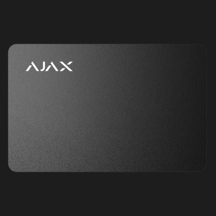 Безконтактна картка Ajax Pass Jeweler, 10 шт (Black) в Трускавці