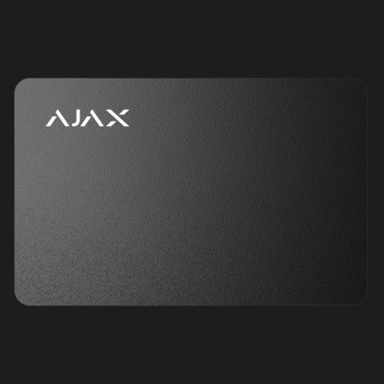 Безконтактна картка Ajax Pass Jeweler, 100 шт (Black) у Вараші
