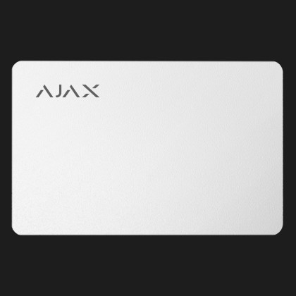 Безконтактна картка Ajax Pass Jeweler, 10 шт (White) в Білій Церкві
