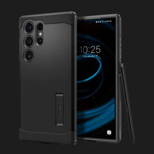 Чехол Spigen Tough Armor для Samsung Galaxy S24 Ultra (Black) в Луцке