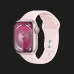 б/у Apple Watch Series 9 41mm Pink Aluminum Case with Light Pink Sport Band S/M (MR933)