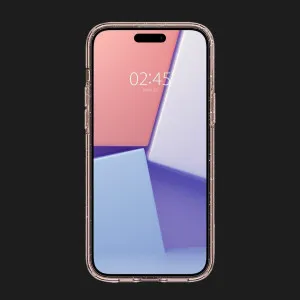 Чехол Spigen Liquid Crystal Glitter для iPhone 15 (Rose Quartz) в Хмельницком