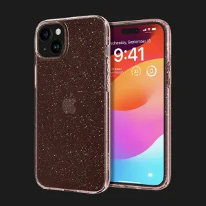 Чехол Spigen Liquid Crystal Glitter для iPhone 15 (Rose Quartz) в Хмельницком